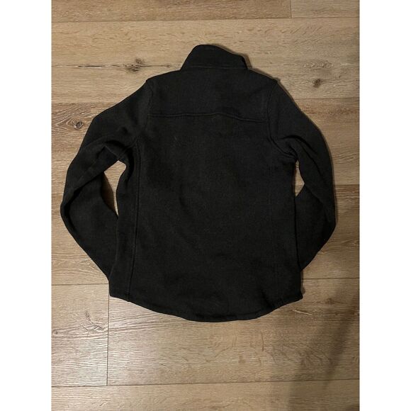 North Face Women's Crescent 1/4 Zip Pullover Gray Sweater Size Medium - Picture 2 of 3